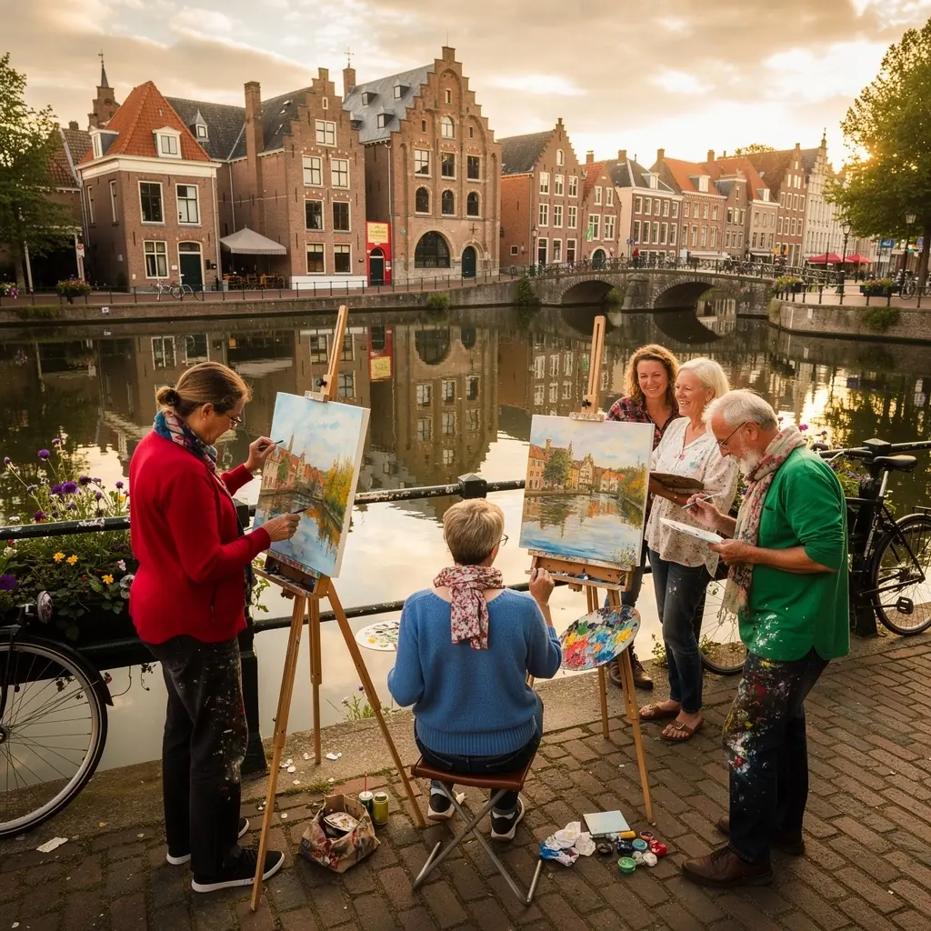 De indrukwekkende Sint-Janskathedraal, met zijn gotische architectuur en hoge torens.